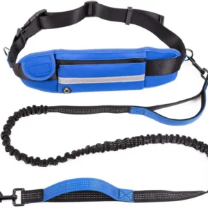 Running Dog Leash Nylon Hand Freely Pet Products Dogs Harness Collar Jogging Lead Adjustable Waist Leashes Traction Belt Rope
