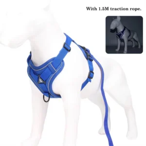 Dog Harness, Reflective Adjustable Dog Vest, Soft Training Handle, Small Medium Large Dogs, S M L XL