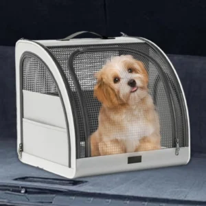 Oxford Cloth Cat Carrier Backpack Breathable Car Dog Bed Pet Travel Bag for Small Animals Outdoor Camping Travel Carrying Bag