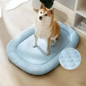 1PCS Summer Dog Bed Cat Cushion Puppy Sleep Nest for Small Medium Large Dog Cat Ice Silk Cool Mat Pet Kennel Cooling Bed